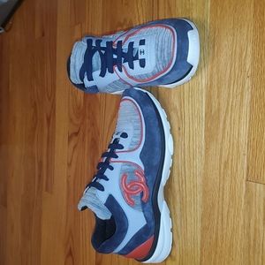 Chanel Sneakers Brand New Size 7.5 Gray